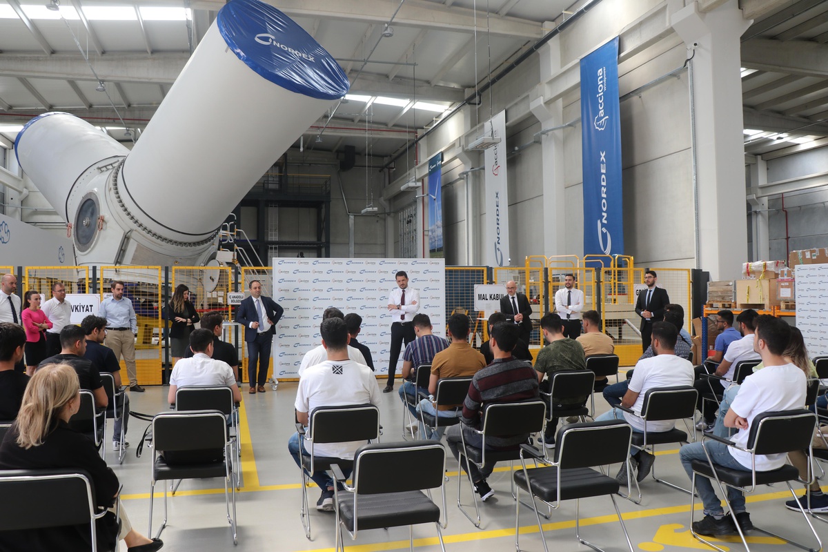 Nordex Türkiye, Doğu Anadolu bölgesi üniversitelerinden öğrencilere rüzgar enerjisi eğitimi verdi