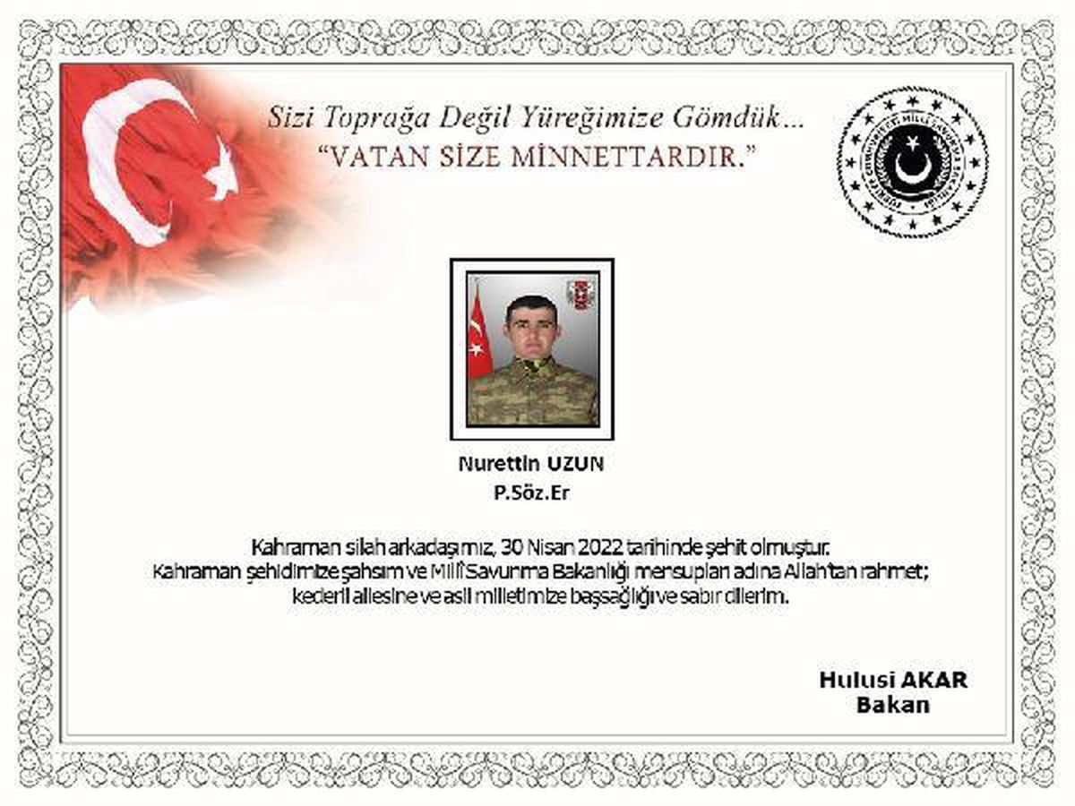 Son Dakika | Pençe-Kilit Operasyonunda yaralanan asker şehit oldu