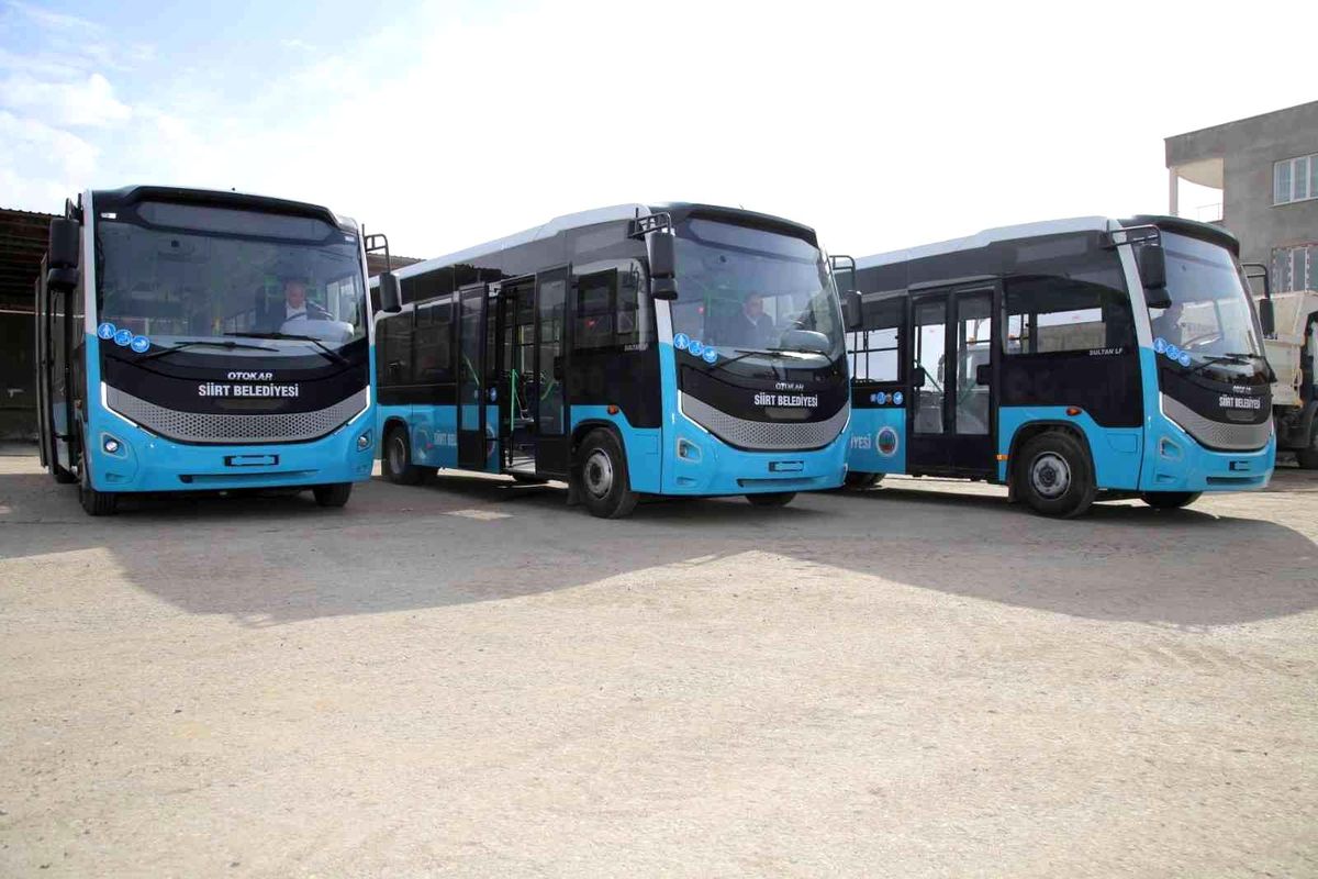 Siirt'te belediye otobüsleri bayramda ücretsiz hizmet verecek