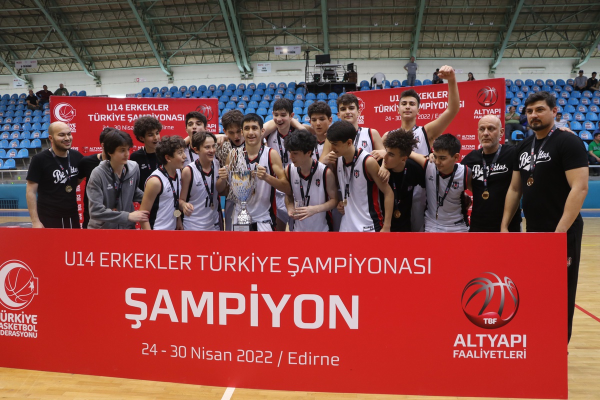U14 Erkekler Türkiye Şampiyonası\'nda Beşiktaş şampiyon oldu