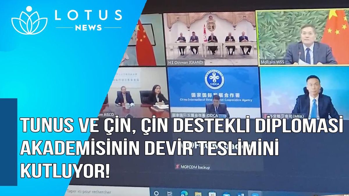 Video: Tunus ve Çin, Çin Destekli Diplomasi Akademisinin Devir Teslimini Kutluyor