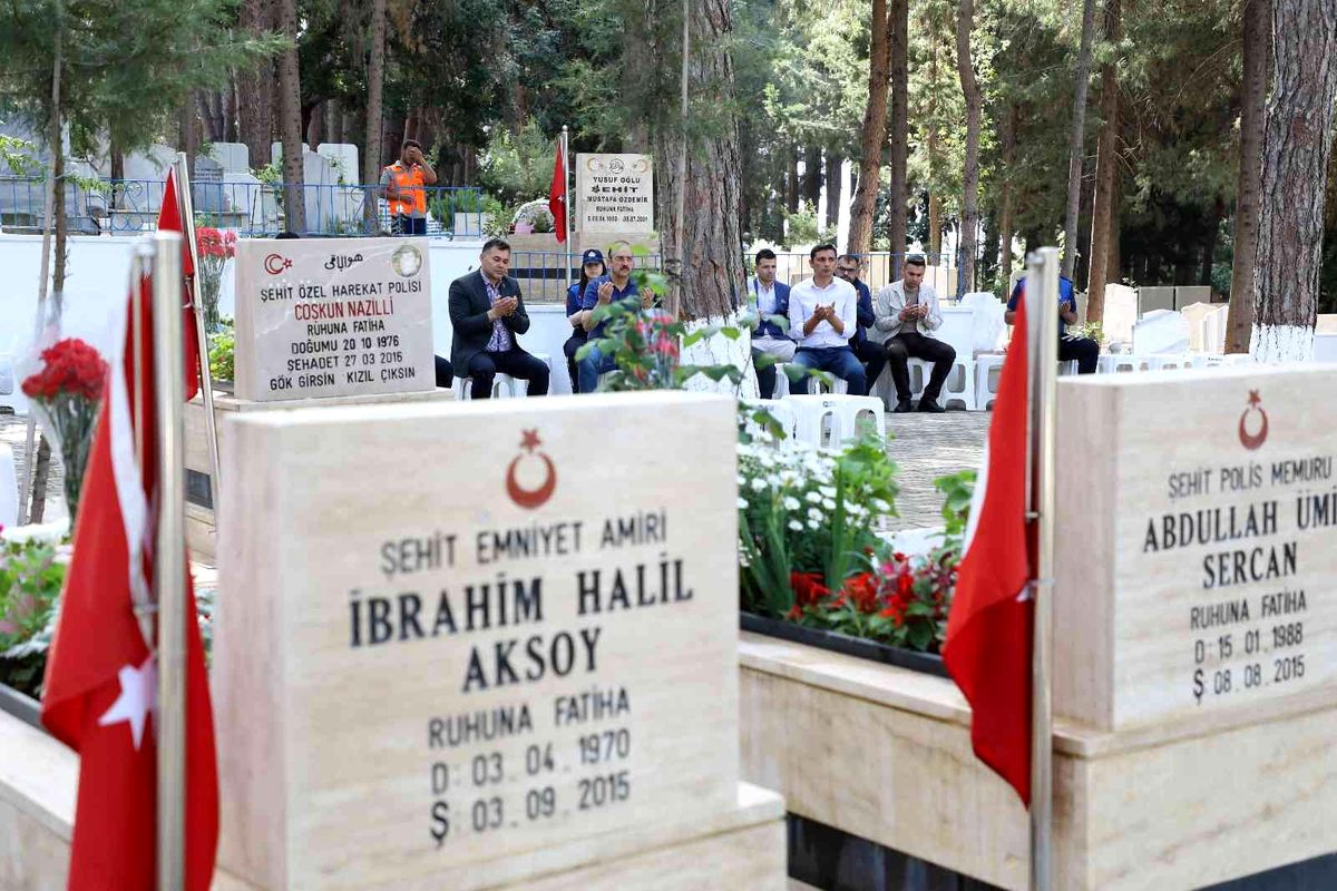 Son dakika! Başkan Yücel şehitlik ve kimsesizler mezarlığını ziyaret etti