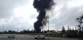 Bilecik'te Lastik Fabrikasında Yangın Çıktı