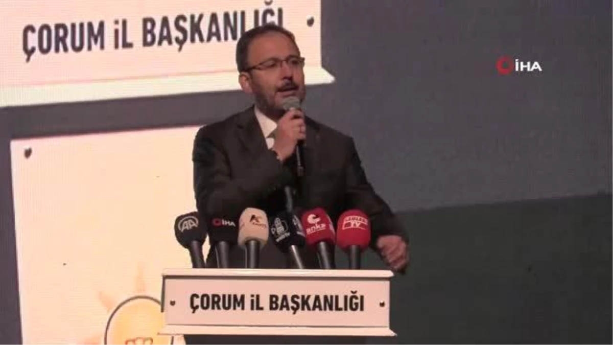 Gençlik ve Spor Bakanı Mehmet Kasapoğlu: "Hep birlikte çalışarak, durmadan, yorulmadan, hiçbir nifakı aramıza sokmadan hedeflerimizi birer birer...