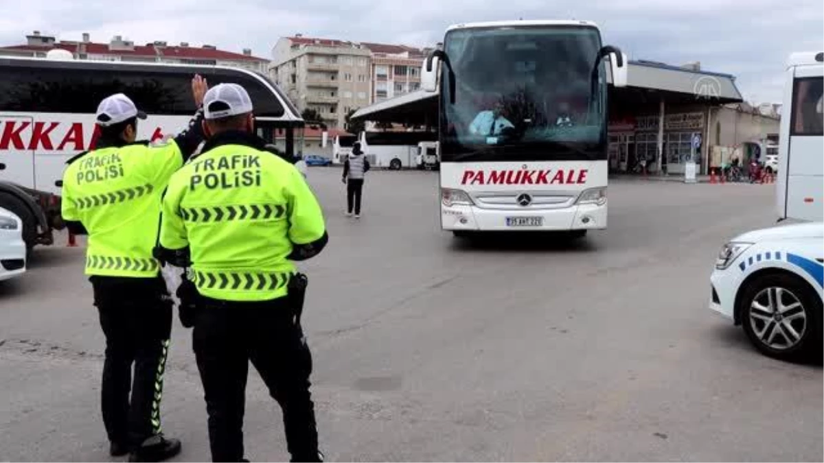 KIRKLARELİ - Yolcu otobüsleri denetlendi