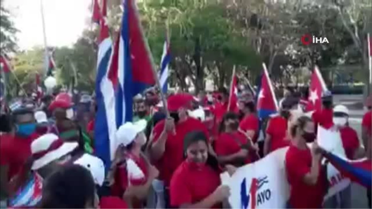 Küba\'da 1 Mayıs kutlaması