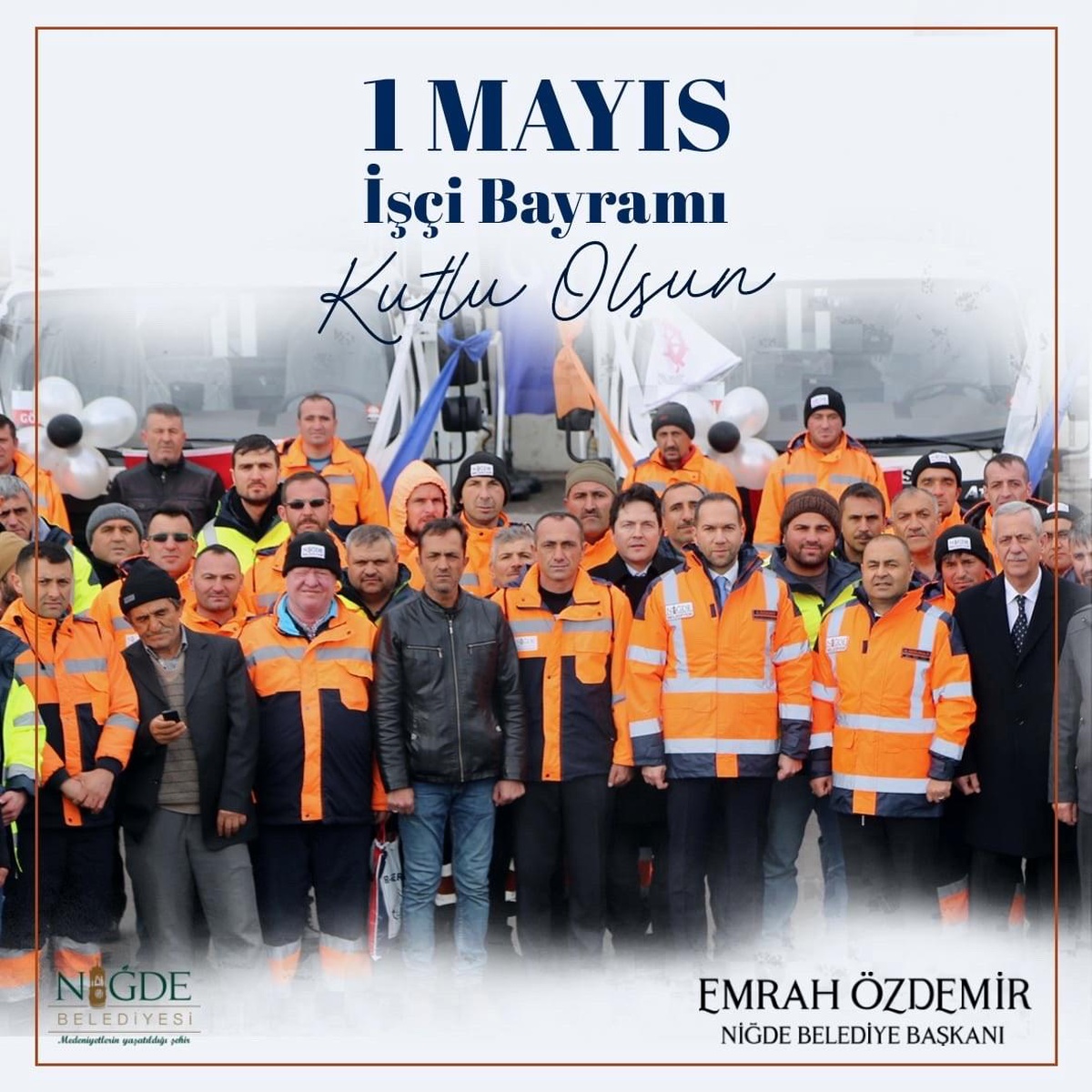Özdemir: "İnsanlığın inşa ettiği bütün değerlerin altında işçilerin alın teri var"