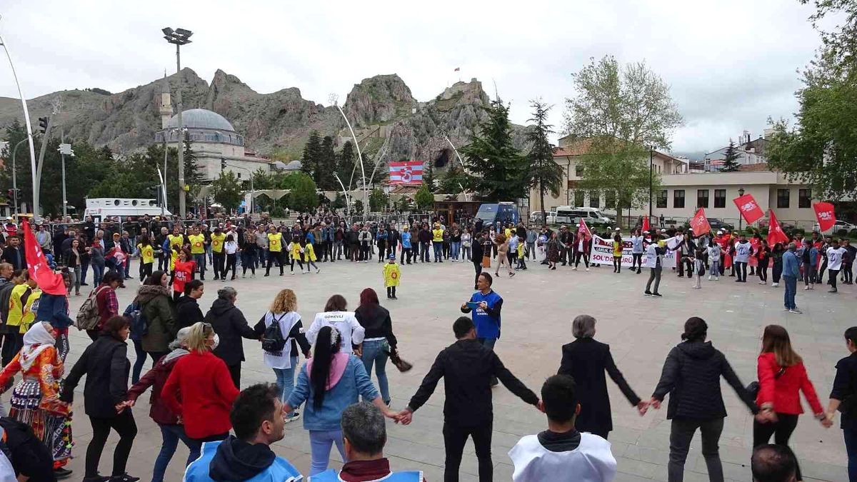 Tokat'ta 1 Mayıs kutlamaları