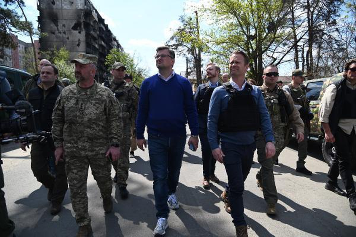 Danimarka Dışişleri Bakanı Kofod, İrpin\'i ziyaret etti