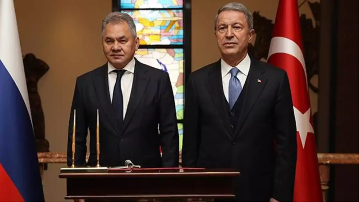 Milli Savunma Bakanı Akar ve Rus mevkidaşı Sergey Şoygu, telefonda görüştü! Sivillerin tahliyesi vurgulandı