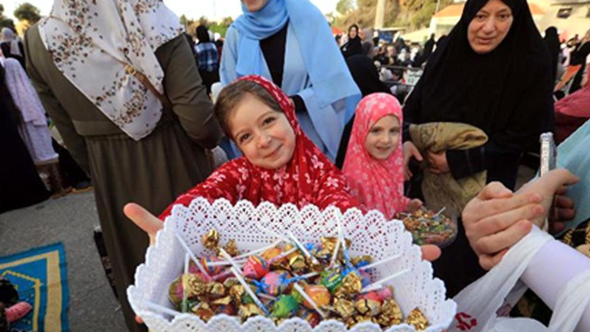 Ürdün'ün Başkenti Amman'da Ramazan Bayramı Kutlaması