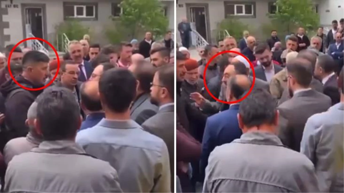 Milletvekillerinin de yer aldığı AK Parti heyeti bayramlaşma sırasında tepkiyle karşılandı