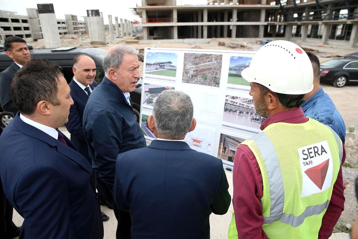 Kayseri Havalimanı yeni terminal binasında çalışmalar sürüyor