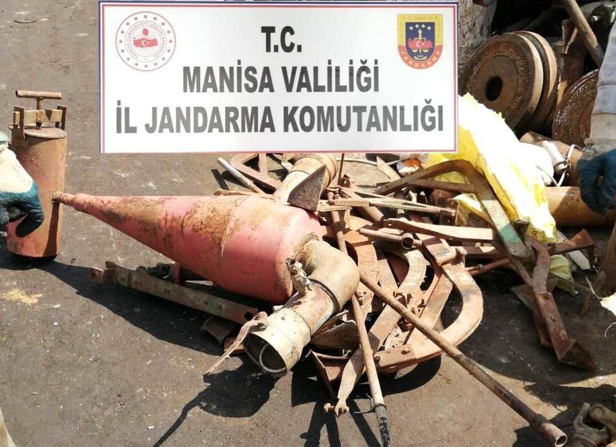 Çalınan malzemeler hurdacılarda bulundu