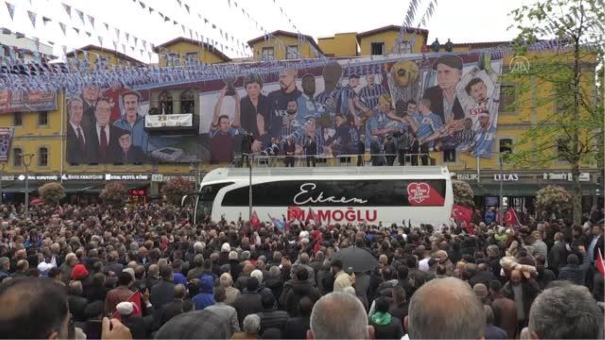 İBB Başkanı İmamoğlu, Trabzon\'da vatandaşlarla bayramlaştı