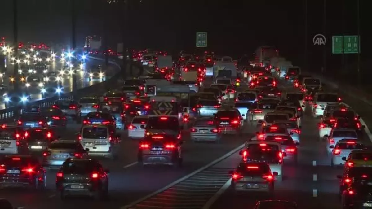 İstanbul'da trafik yoğunluğu