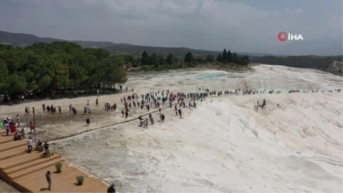 Pamukkale\'de bayram bereketi