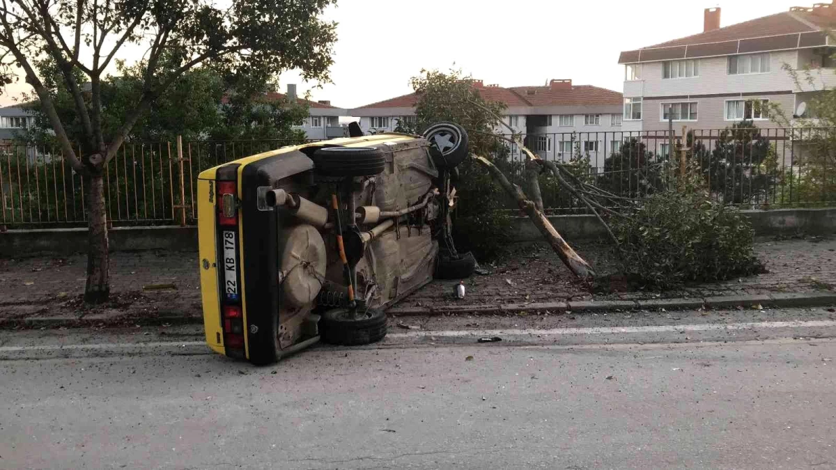 Edirne\'deki trafik kazasında 1 kişi yaralandı