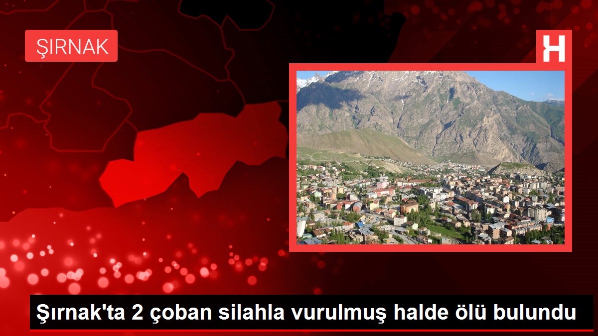 Son dakika gündem: Şırnak'ta 2 çoban silahla vurulmuş halde ölü bulundu