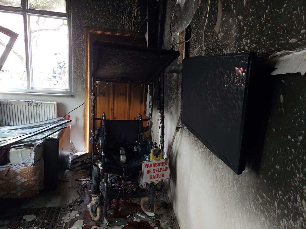 Son dakika haberi: Tokat'ta evde çıkan yangında engelli kişi öldü