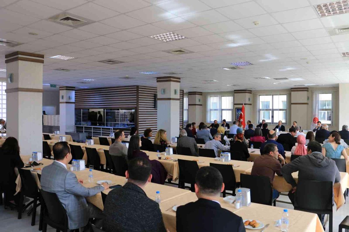 Antalya Adliyesinde ilk iş gününde bayramlaşma töreni