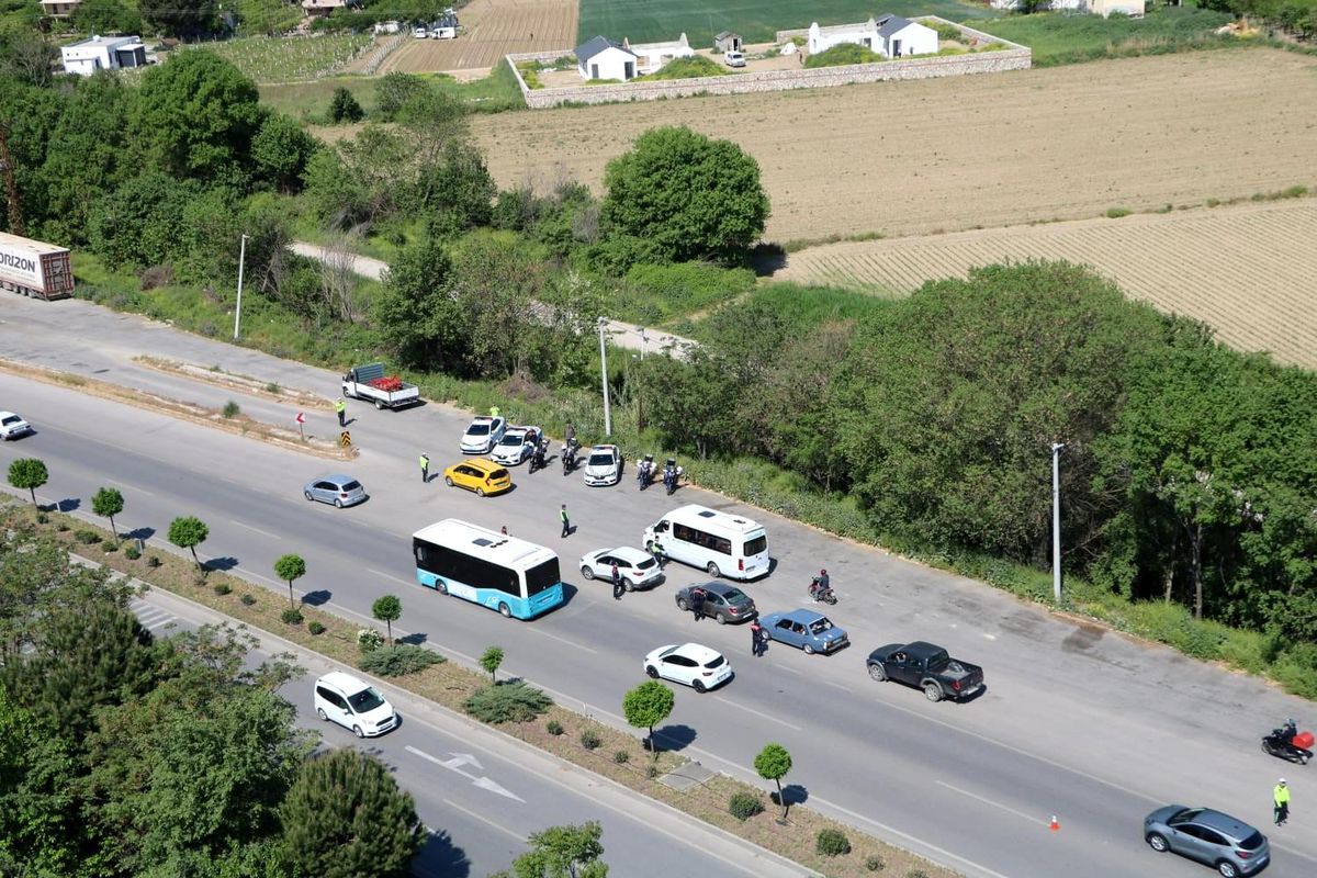 Manisa\'da helikopter destekli trafik denetimi yapıldı