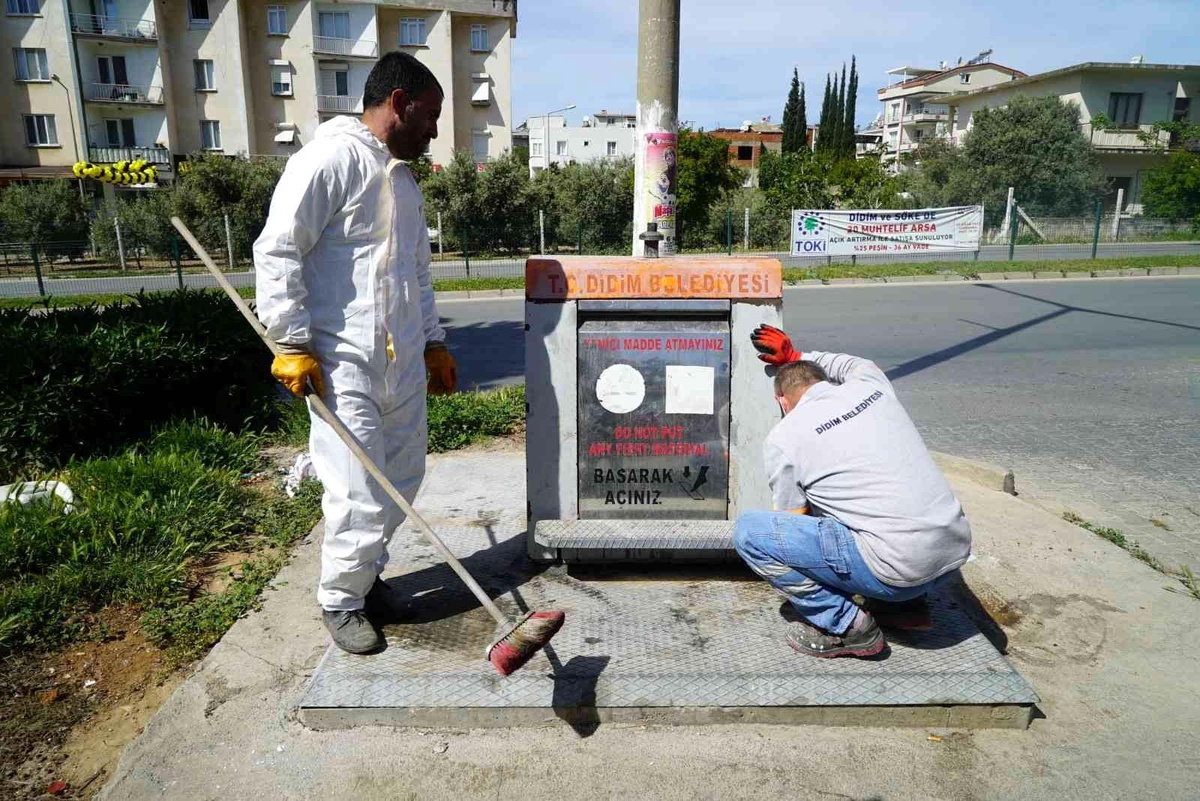Didim Belediyesi\'nin temizlik atağı sürüyor