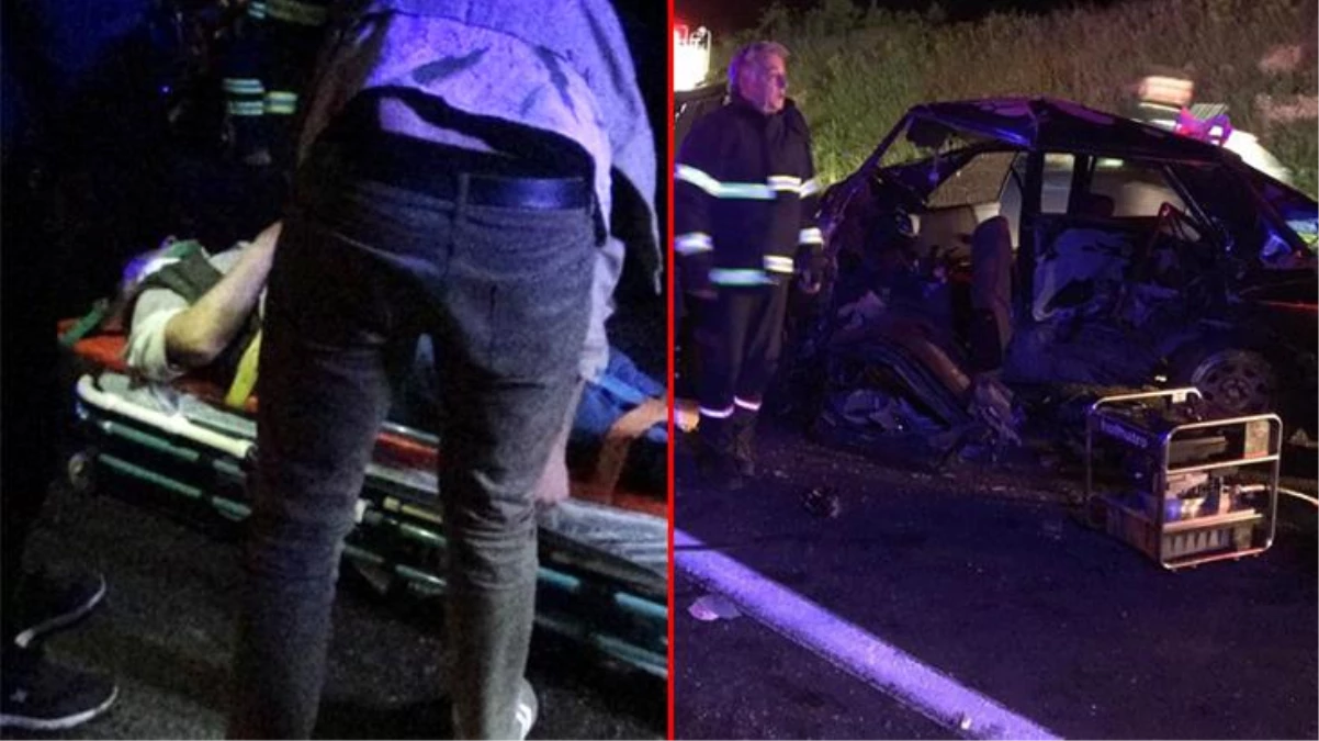 Tekirdağ-Muratlı karayolunda yaşanan trafik kazasında 2\'si ağır, 3 kişi yaralandı