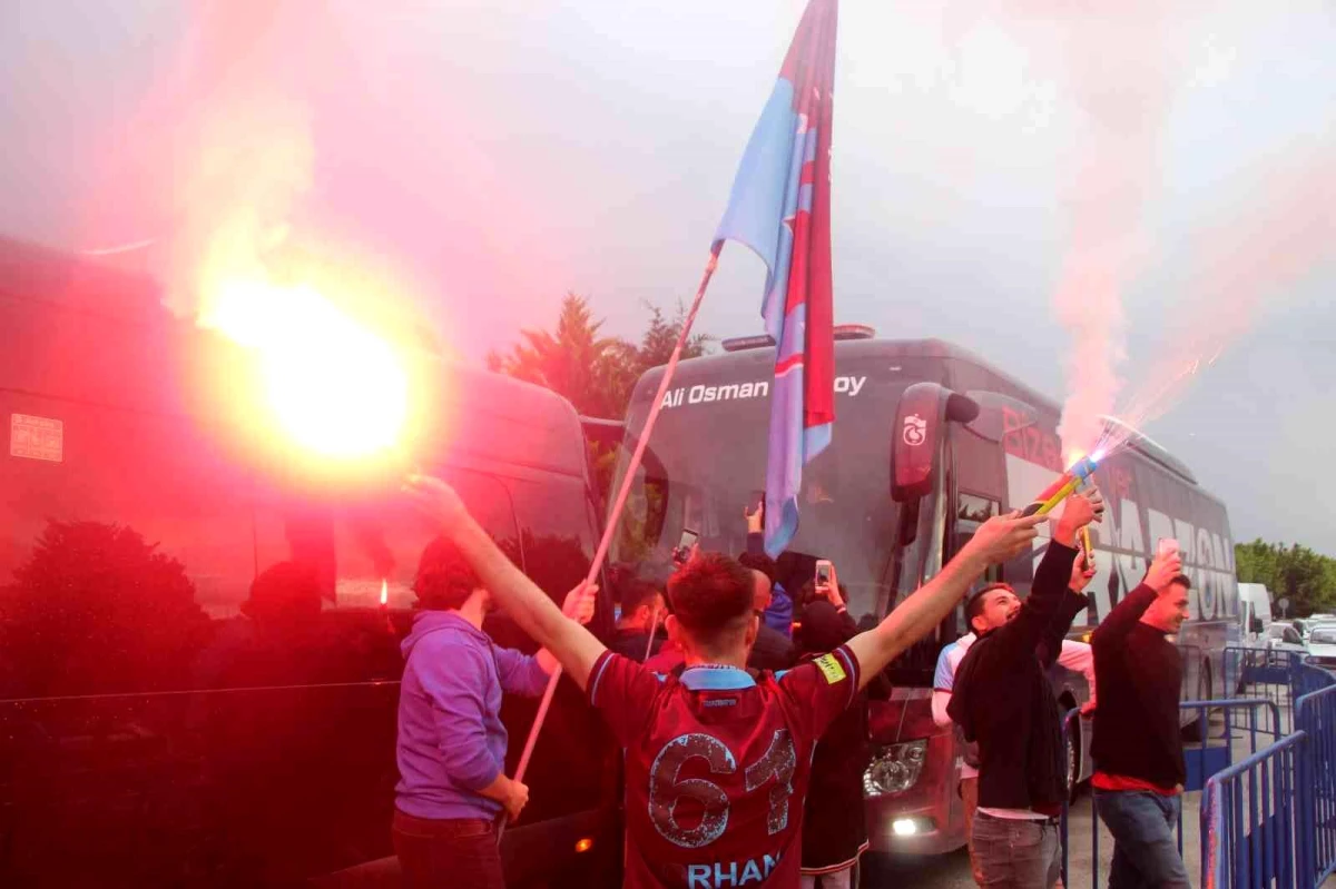 Trabzonspor, Hatay\'da coşku ile karşılandı