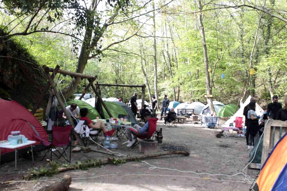 Yalova\'da kamp turizmine ilgi her geçen gün artıyor
