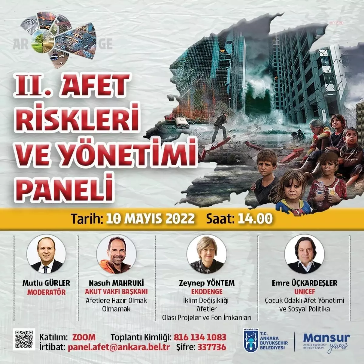 Ankara Büyükşehir\'den 2. Afet Riskleri ve Yönetimi Paneli