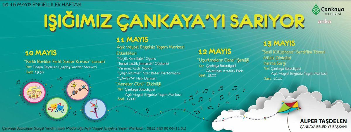 Çankaya Belediyesi\'nden Engelliler Haftası Etkinlikleri