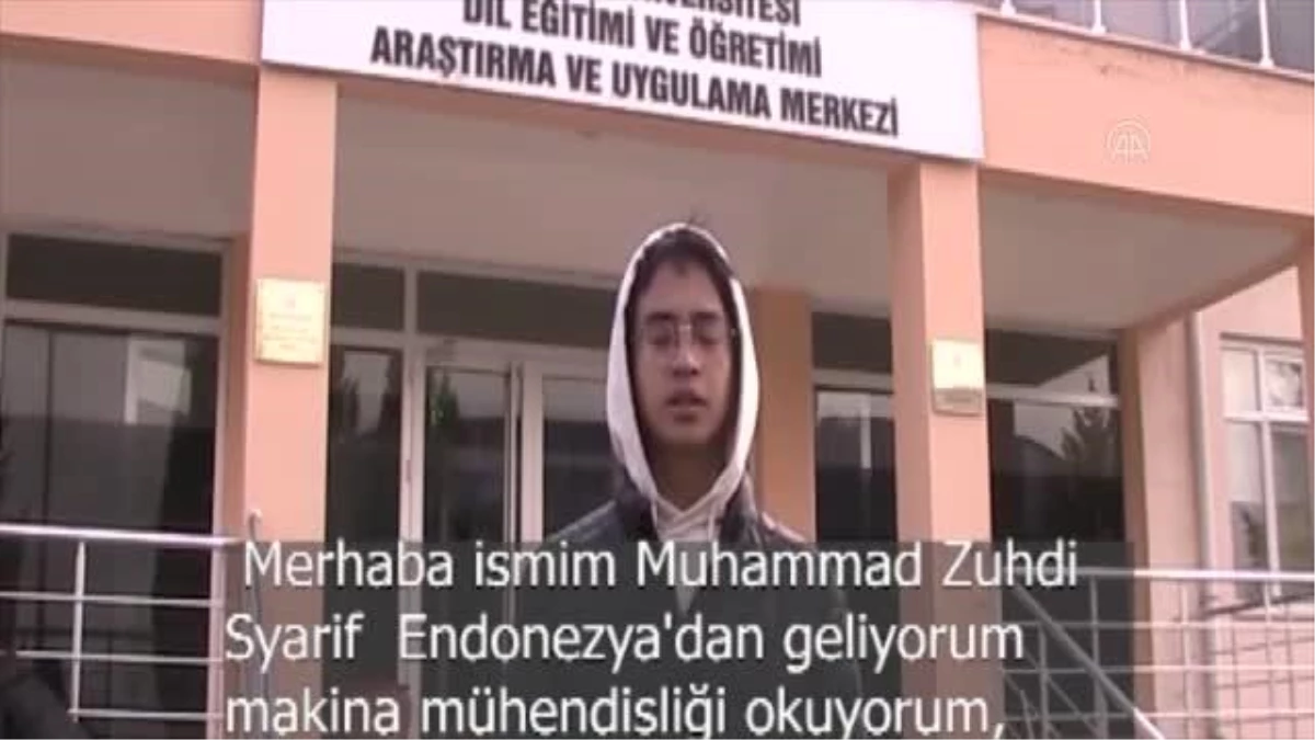 Edirne\'de yabancı uyruklu öğrencilerden Anneler Günü videosu