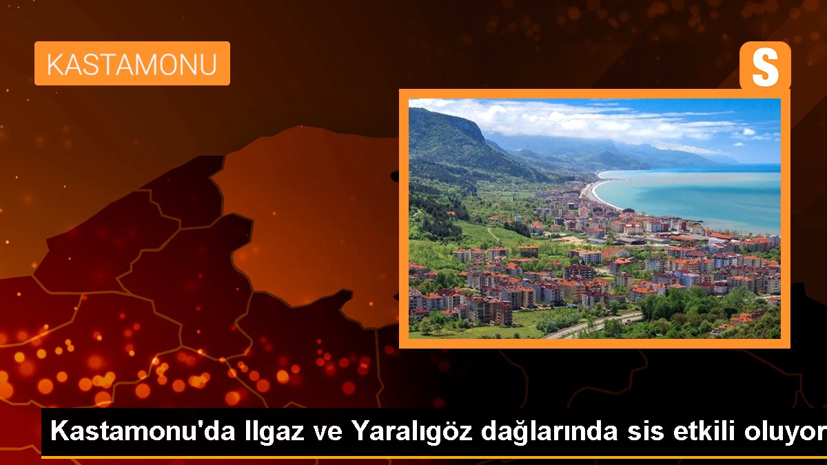 Kastamonu\'da Ilgaz ve Yaralıgöz dağlarında sis etkili oluyor