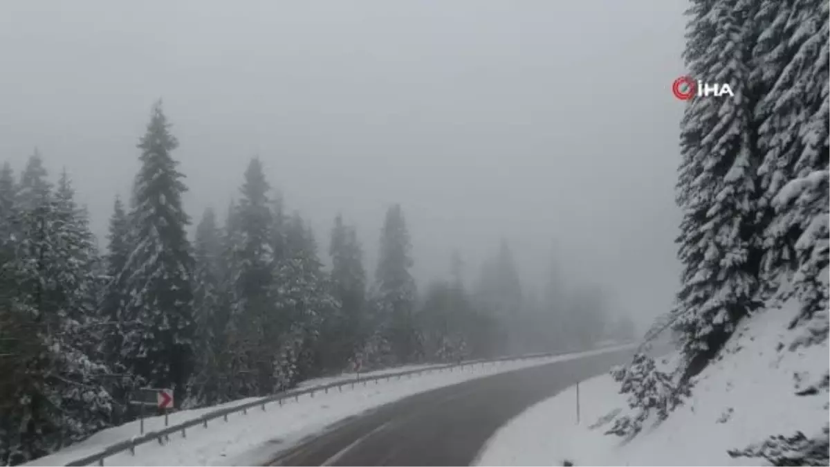 Mayıs ayında beyaza bürünen Ilgaz Dağı böyle görüntülendi