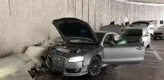 Polisten kaçarken kaza yaptı, otomobilinden uyuşturucu çıktı