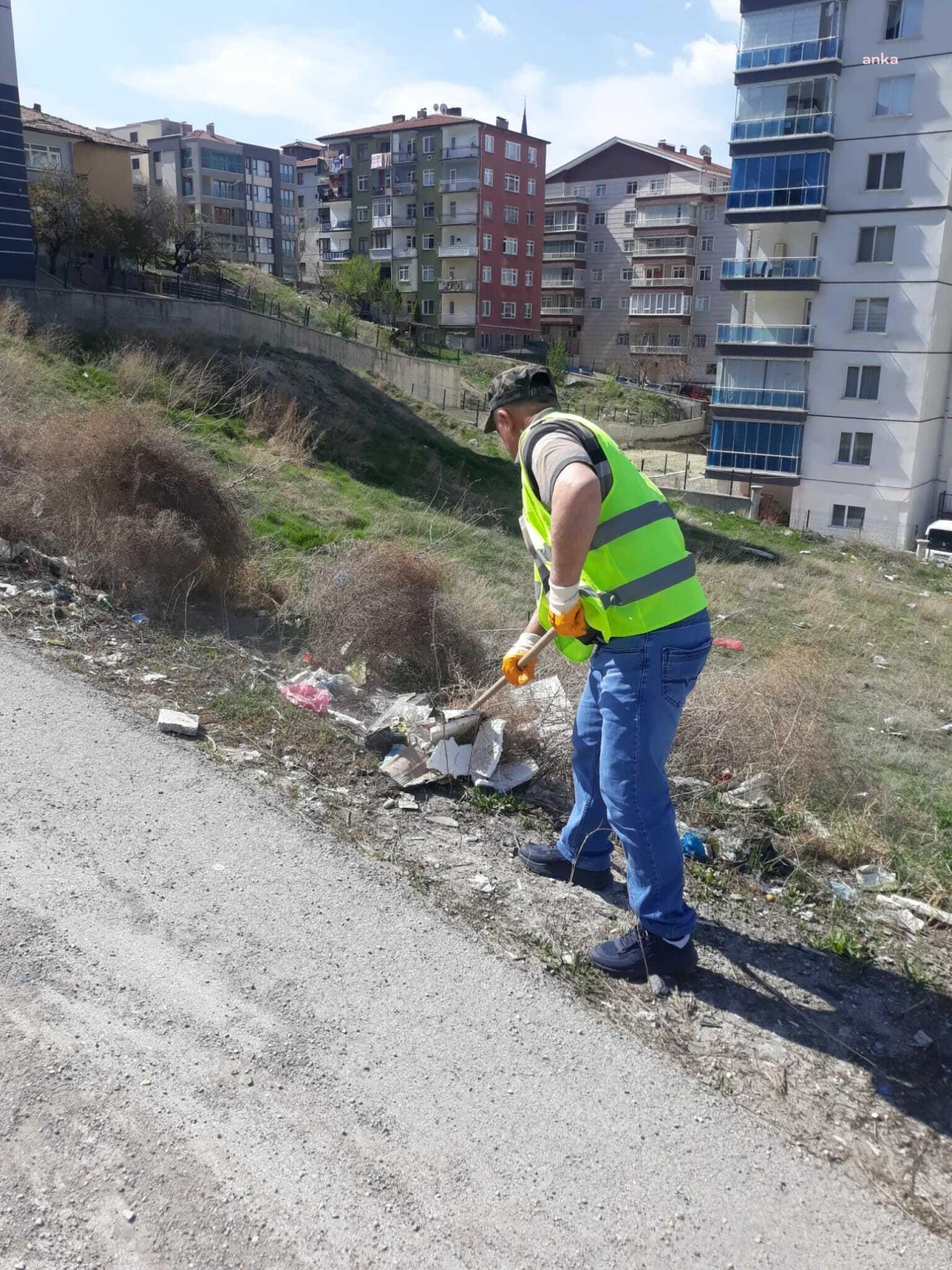 Yenimahalle Sokaklarında Temizlik Çalışması