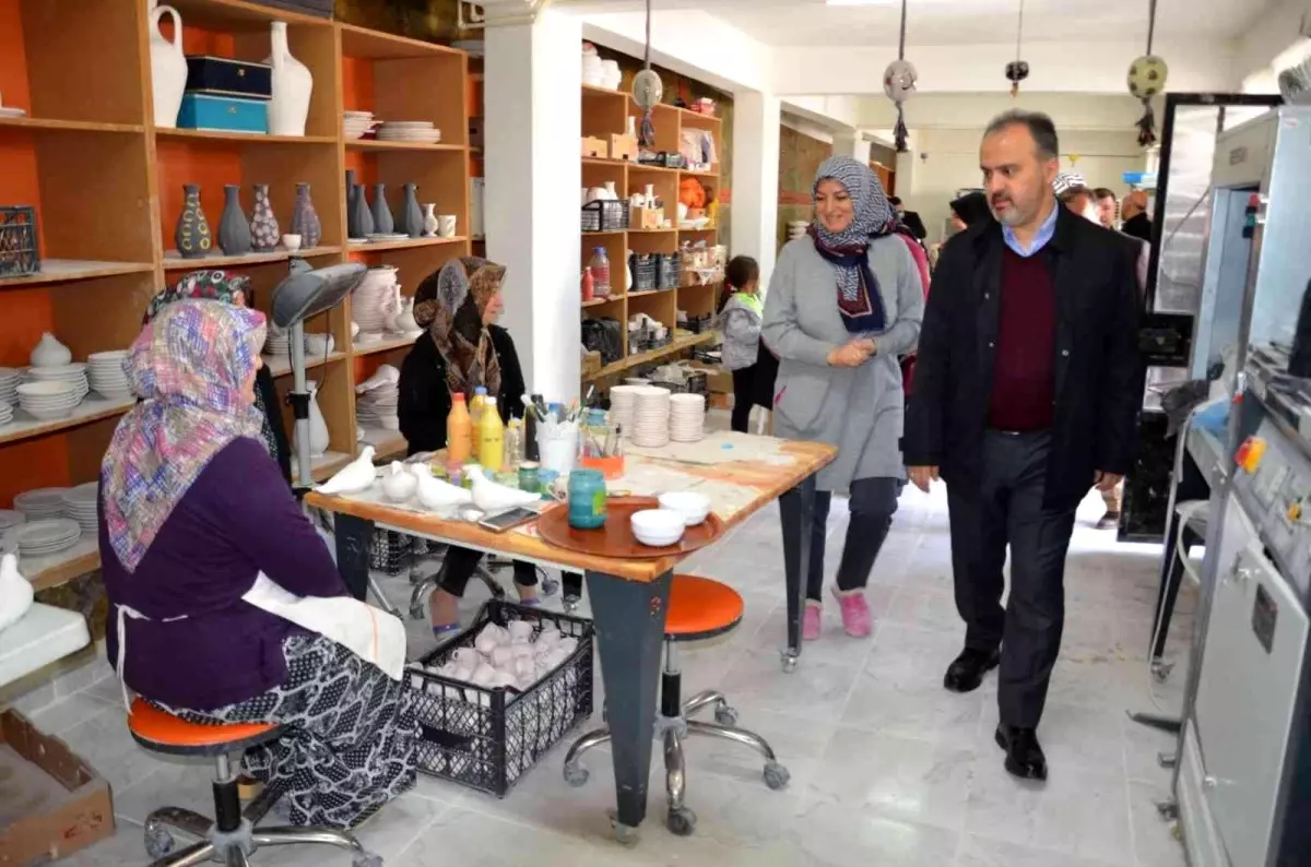 Başkan Aktaş\'tan, Emet Kadın Girişimciler Kooperatifine ziyaret