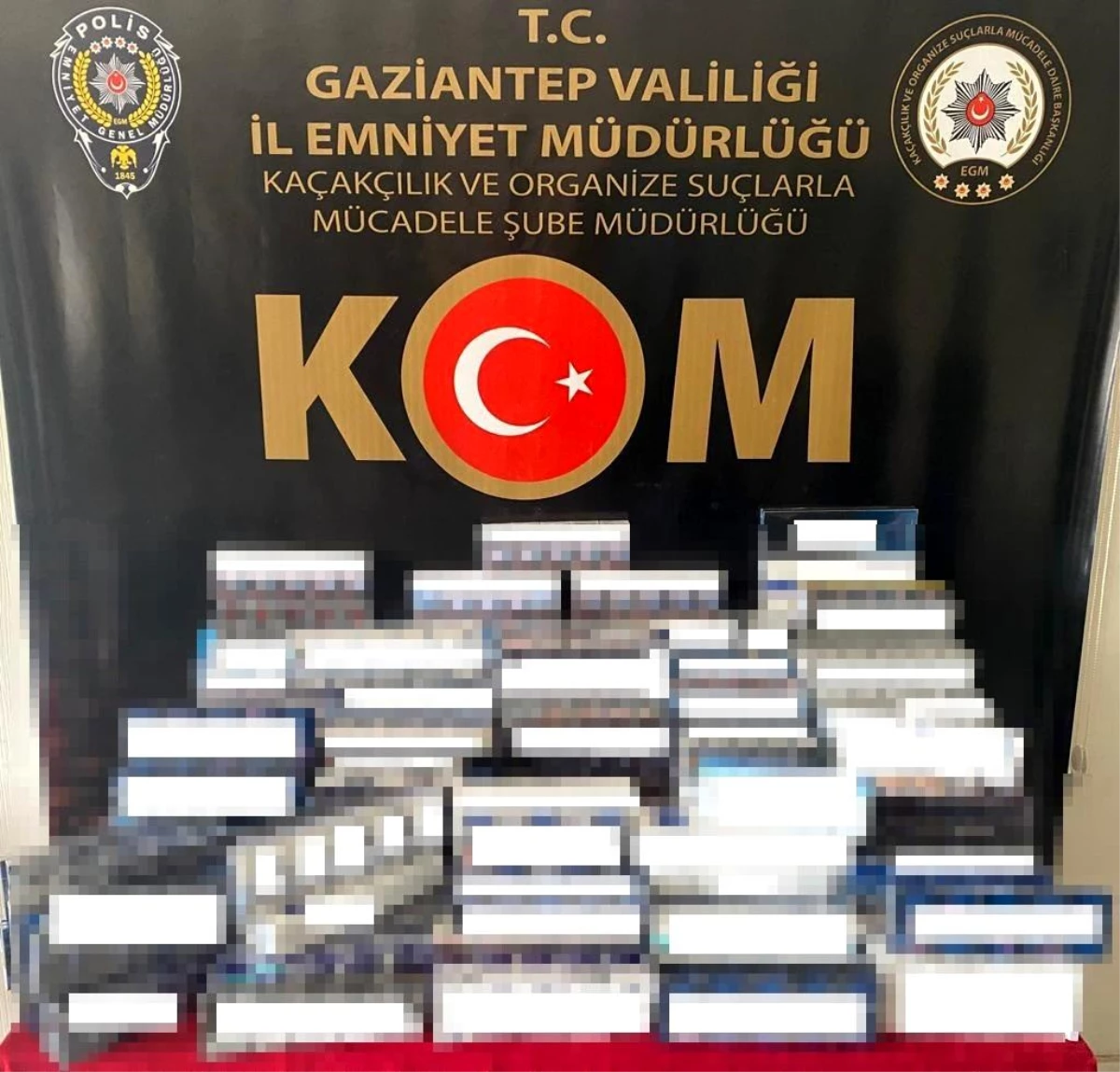 Gaziantep\'te 5 bin 340 paket kaçak sigara ele geçirildi