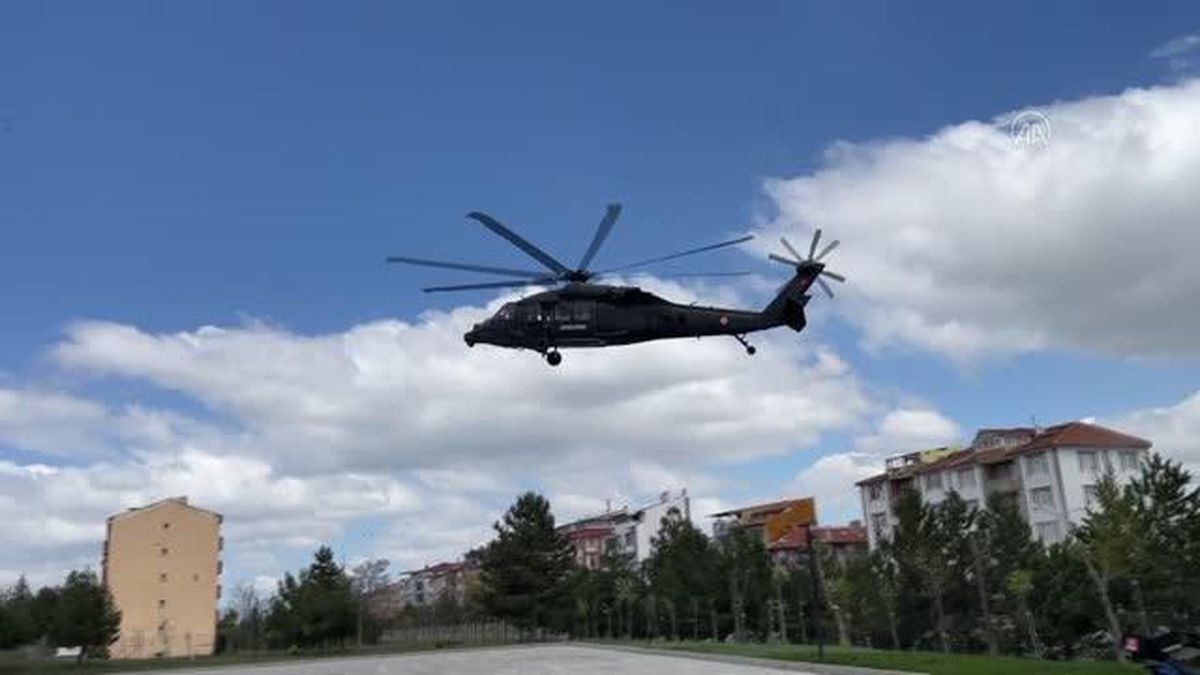 Helikopterle trafik denetimi yapıldı