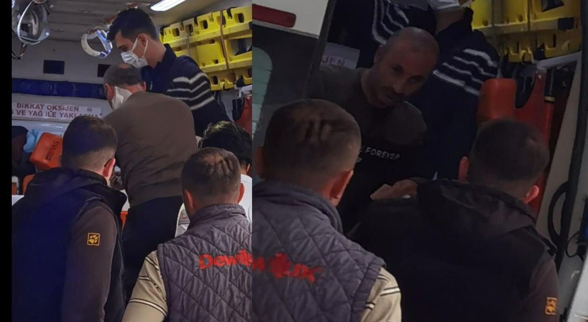 Motosikletiyle seyrederken maganda kurşunuyla boynundan yaralandı