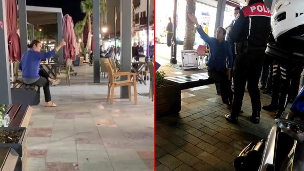 Türkiye Cumhuriyeti\'ne ve Cumhurbaşkanı Erdoğan\'a hakaret ettiği iddia edilen turist gözaltına alındı