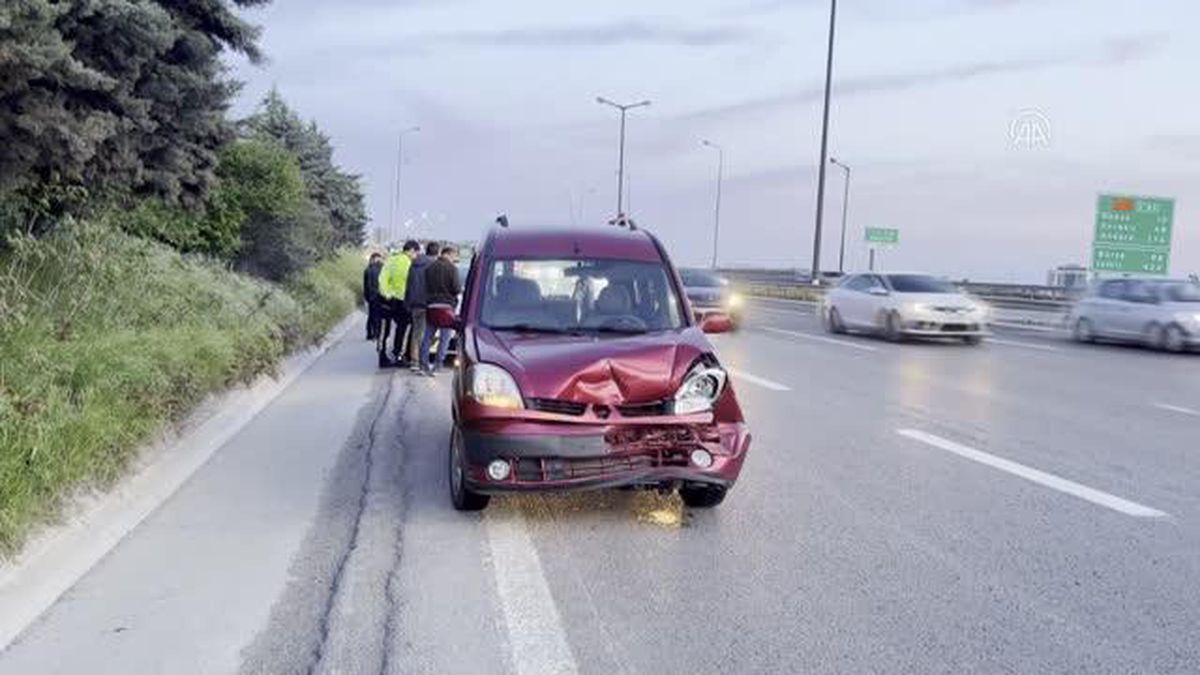 Son dakika gündem: Zincirleme trafik kazasında 1 kişi yaralandı