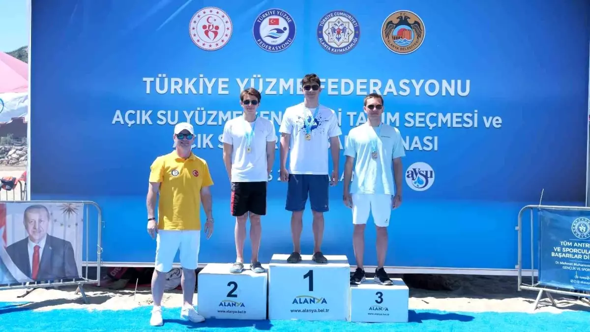 Alanya\'da Açık Su Yüzme Genç Milli Takım seçmesi ve Türkiye Şampiyonası sona erdi