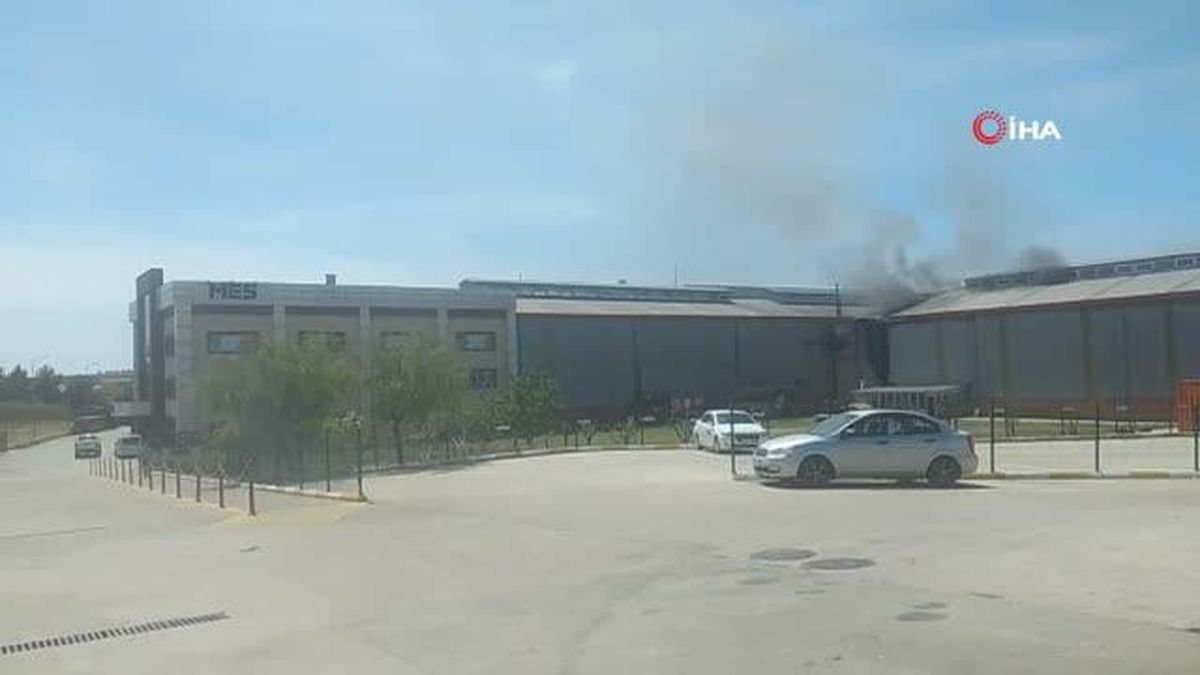 Son dakika 3. sayfa: Döküm fabrikasında yangın çıktı