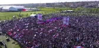 Trabzonsporlular şampiyonluğu Yenikapı Etkinlik Alanı'nda kutladı