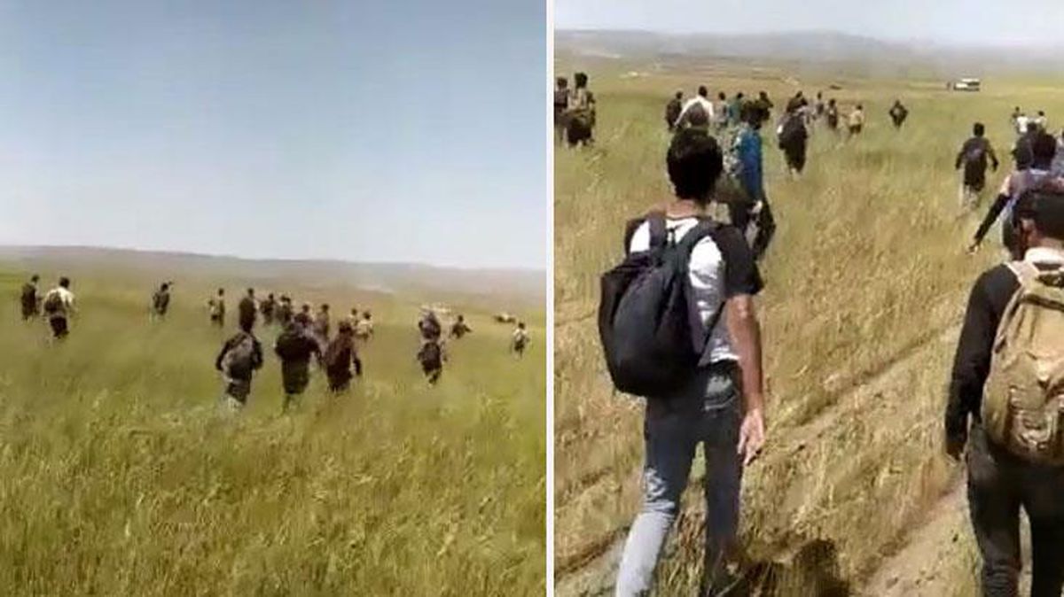 Afganistan ve Pakistanlı mültecilerin sınırı geçerken görüntülendiği iddiası