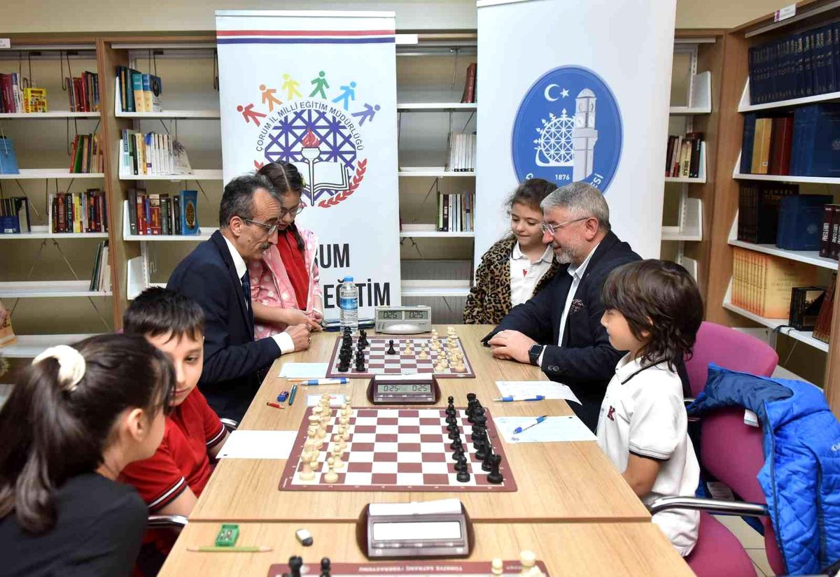 Çorum'da 11. Akıl Oyunları Turnuvası başladı