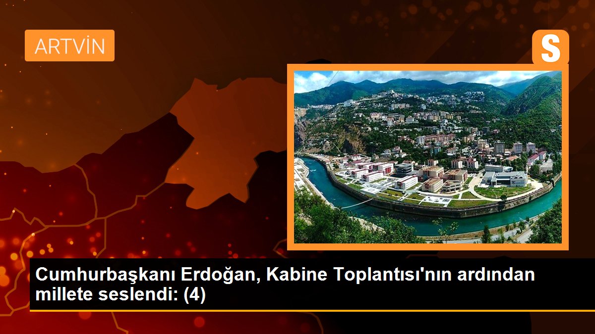 Cumhurbaşkanı Erdoğan, Kabine Toplantısı\'nın ardından millete seslendi: (4)