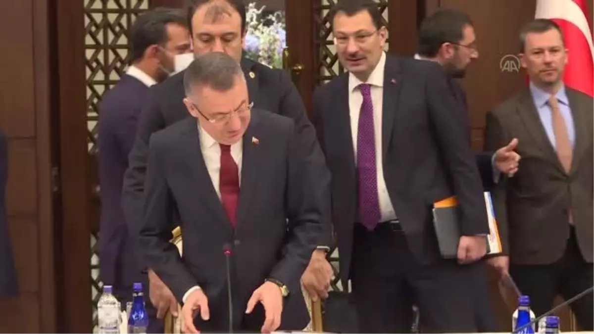 Fuat Oktay '6. Yargı Paketi Düzenleme Taslağı' çalışma toplantısına başkanlık etti